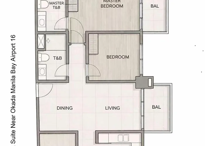 Apartamento Modern 2br Seaview Beside Okada & Moa Manila